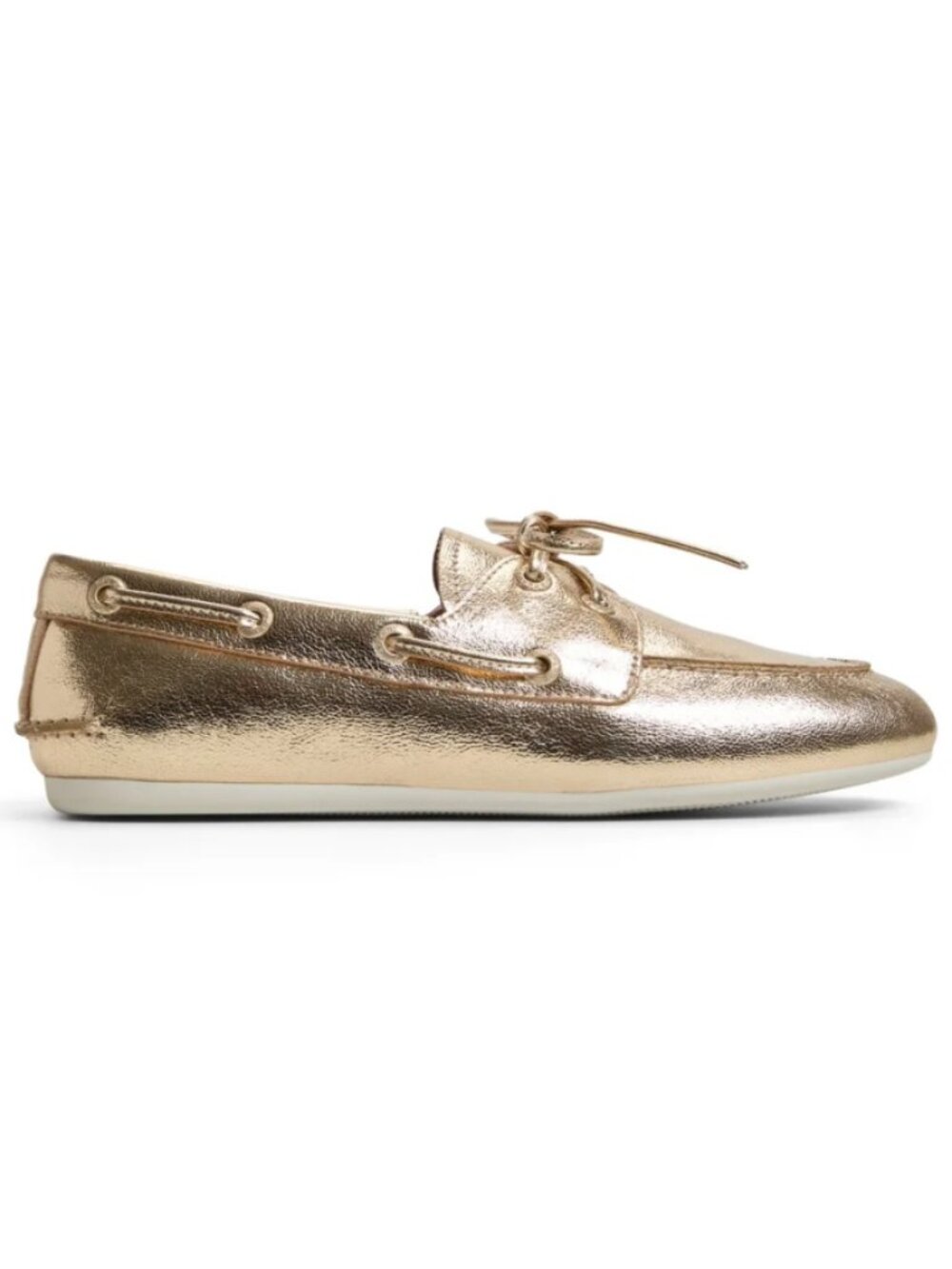 Sperry Top-Sider Slim Boat Leather Shoes Gold Women’s Size 11 M NWT - Picture 6 of 6